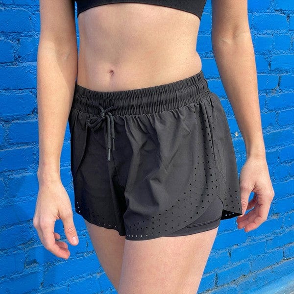 Arielle Athletic Shorts with Built-In Compression-RuK Pack
