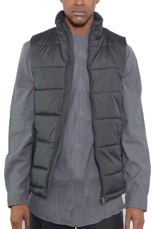 WEIV BLACK GREY / 2XL PADDED WINTER TWO TONE VEST