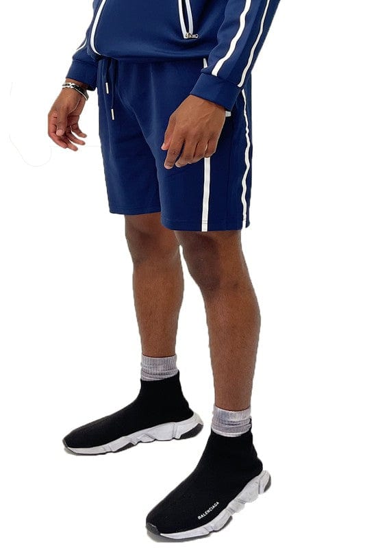 WEIV BLACK / S TAPED STRIPE SHORTS