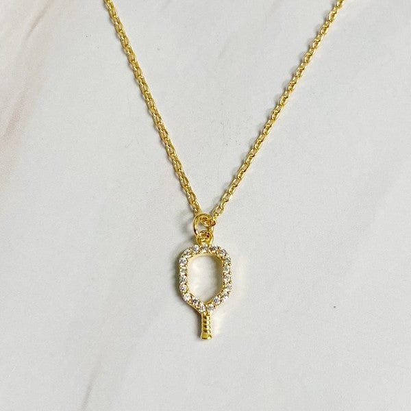 Ellison and Young Gold / OS Club Pickleball Dainty Necklace