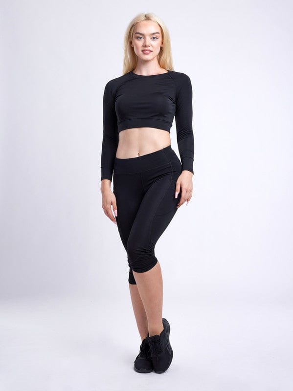 Long-Sleeve Crop Top – RuK Pack