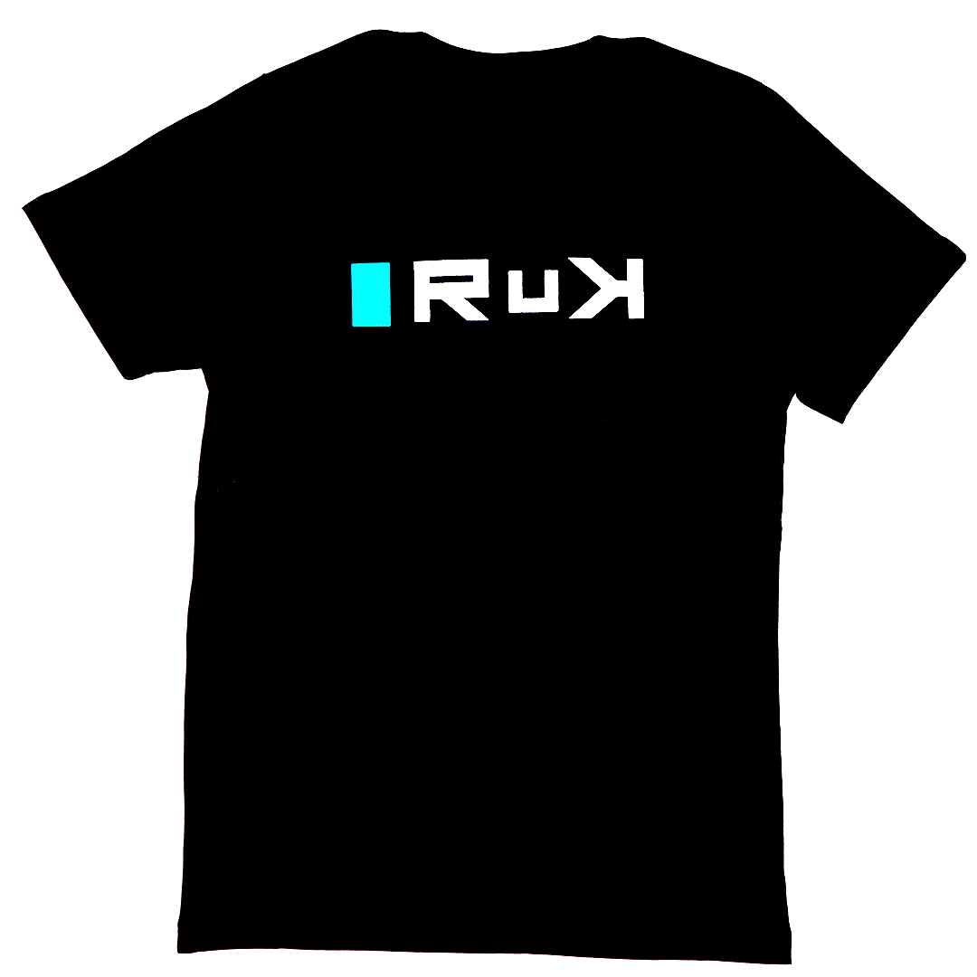 Justified Prints Shirts M / Black RuK Branded T-Shirt (Men's)