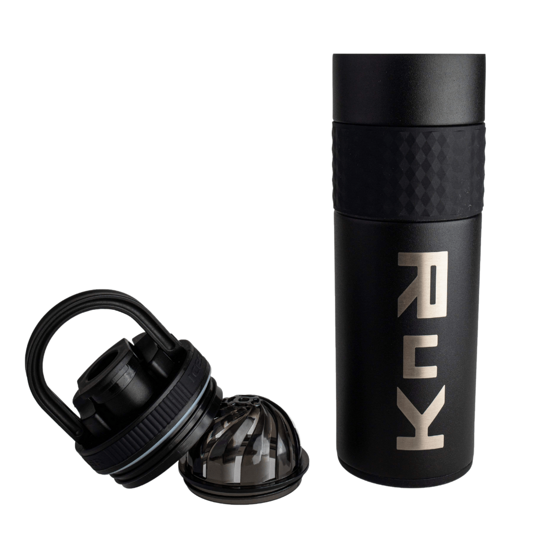 RuK Backpacks Shaker Bottle Onyx Black RuK Skinny Ice Shaker (20oz)