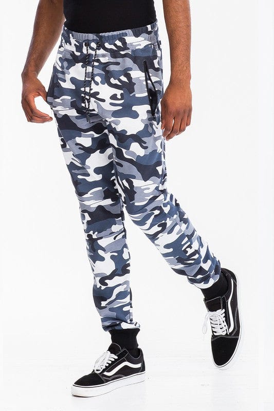 WEIV GREY CAMO / S Weiv Mens Solid Heathered Jogger