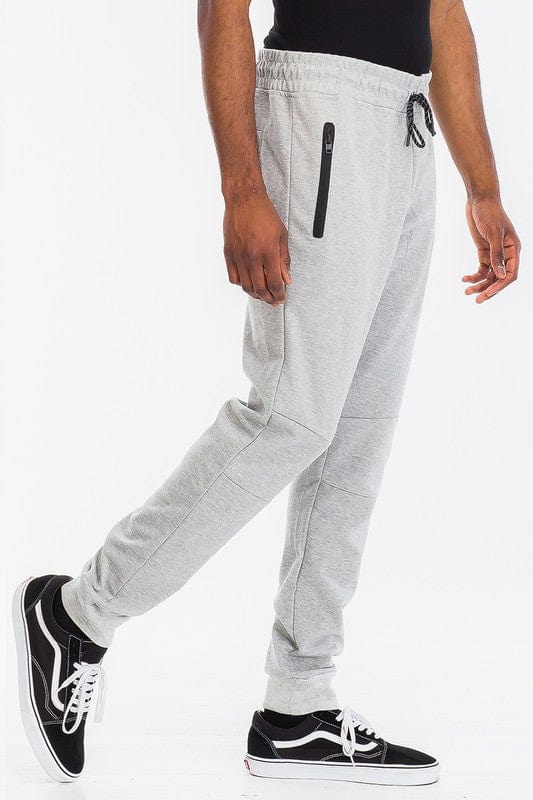 WEIV GREY / S Weiv Mens Solid Heathered Jogger