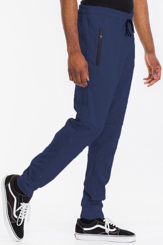WEIV NAVY / S Weiv Mens Solid Heathered Jogger