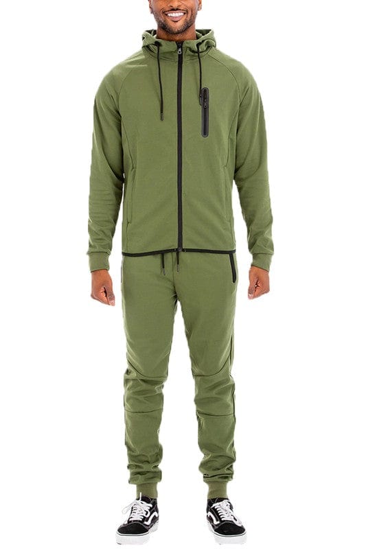 WEIV OLIVE / S Weiv Mens Dynamic Active Tech Suit