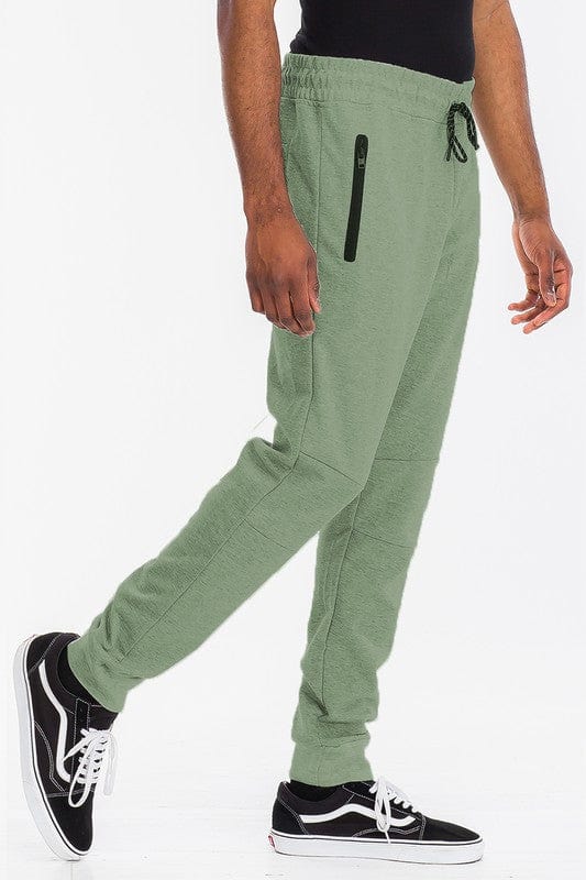 WEIV OLIVE / S Weiv Mens Solid Heathered Jogger
