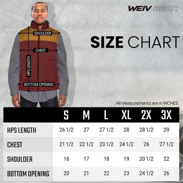 WEIV PADDED WINTER TWO TONE VEST