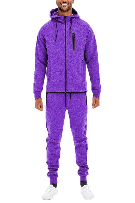 WEIV PURPLE / S Weiv Mens Dynamic Active Tech Suit