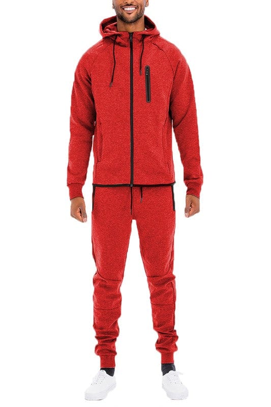 WEIV RED / S Weiv Mens Dynamic Active Tech Suit