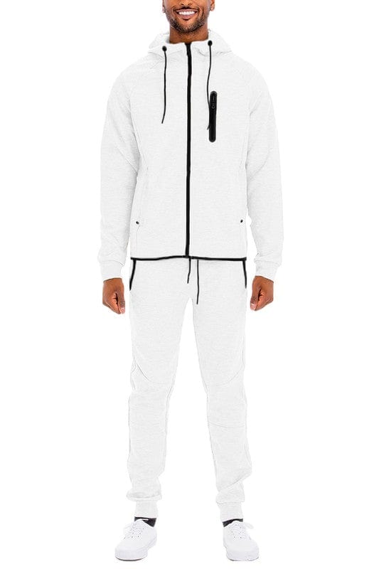 WEIV WHITE / S Weiv Mens Dynamic Active Tech Suit